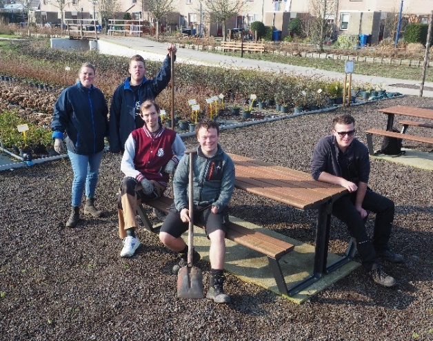 Susanne met haar pupillen