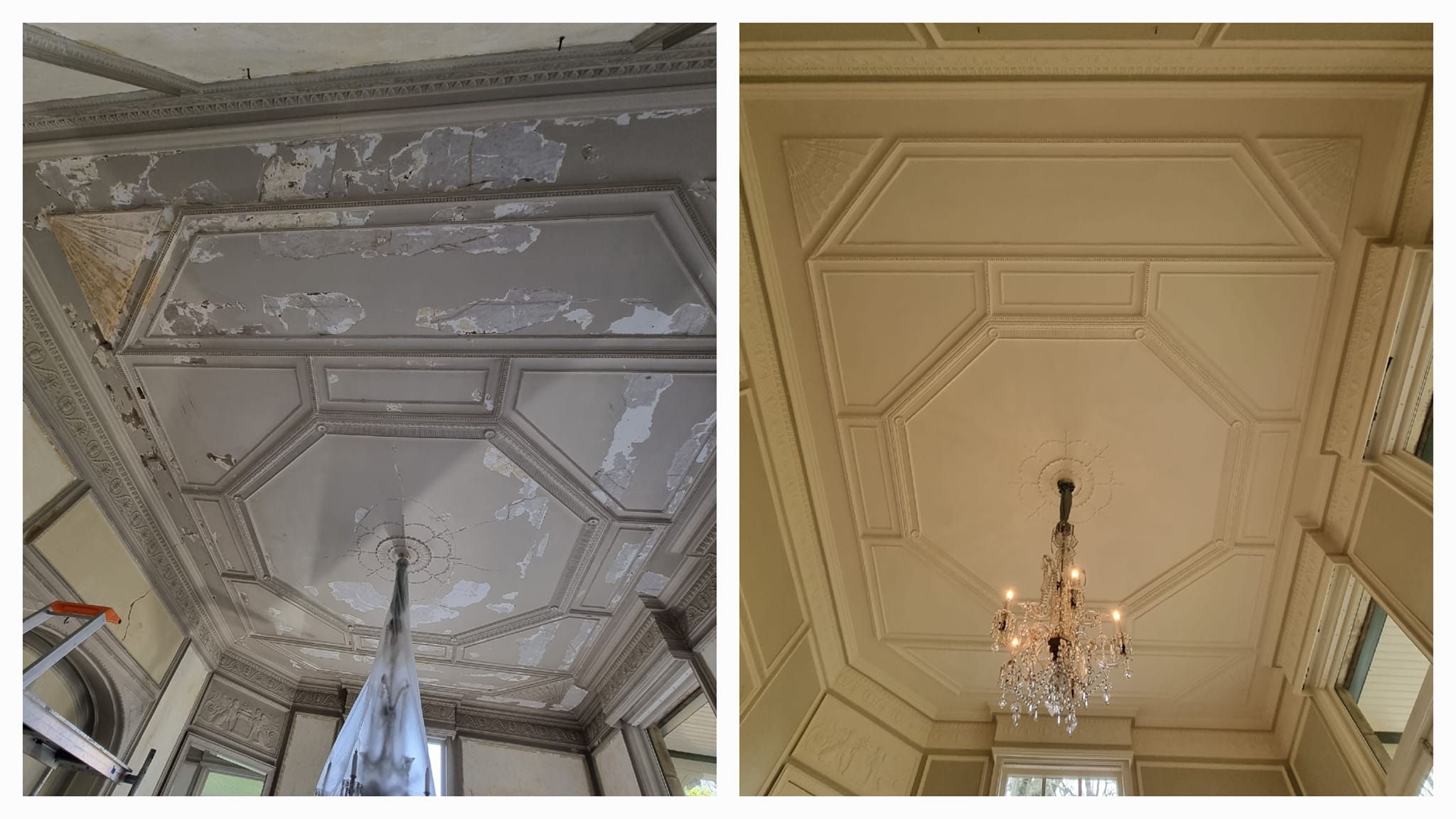 Stijlkamer in landhuis met Farrow and Ball kleuren